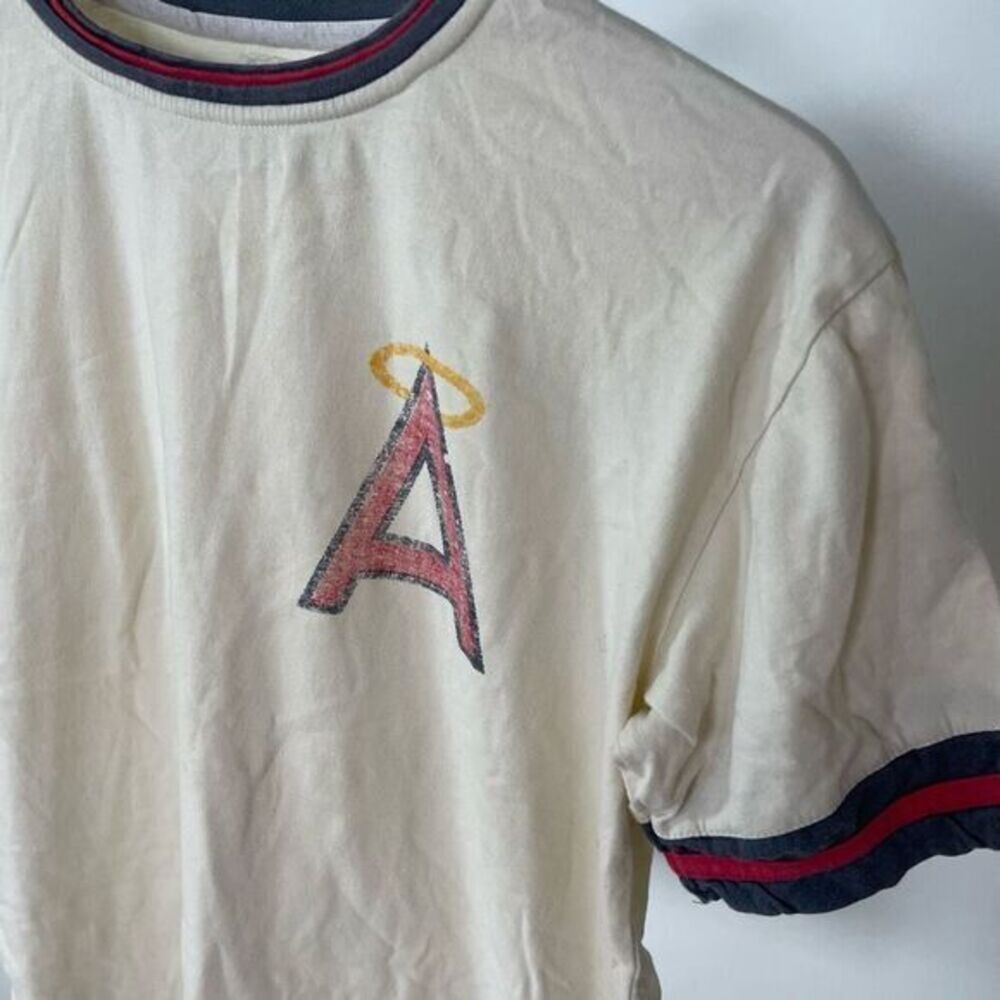 VintageâAlbert Pujols Signed Angels Ringer Tshirt